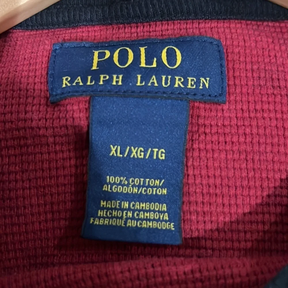 Polo by Ralph Lauren plaid thermal shirt